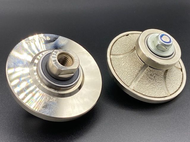 VACCUM / MEULE EBAUCHE TYPE MFT POUR 1/4 ROND COMPOSITE A SEC 14/200