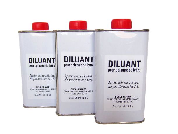 PEINTURE LETTRES / DILUANT FRANCODUR