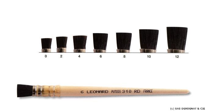 PINCEAU LEONARD PUTOIS BLAIREAU REF. 310RD