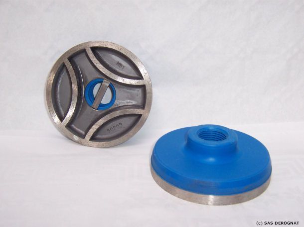 PLATEAU DIAMANT DERO 3 VIRGULES D 100 MM 24/200