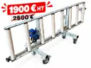 TABLE PIVOTANTE LONGEUR 2500mm LARGEUR 600mm
