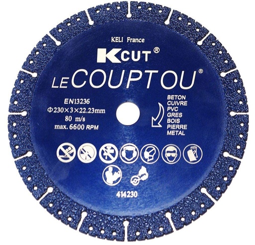 [COUPTOU] DISQUE DIAMANT "COUPTOU"