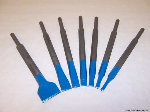 [B6306] GRES / CISEAU BLEU CARBURE PNEUMATIQUE 12,7/55