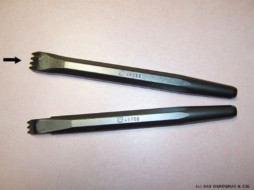[2517] GUILLET / CISEAU D130CK GRADINE CARBURE POINTUES