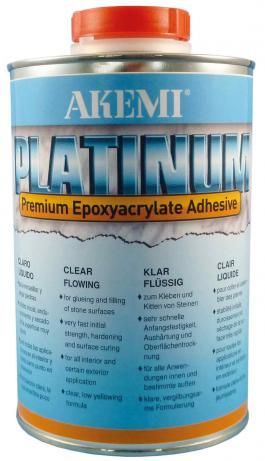 [MAST2268] MASTIC AKEMI PLATINUM EPOXYACRYL. CLAIR 900 ml + REACT.