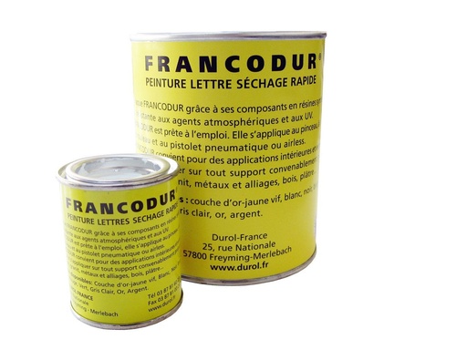 PEINTURE LETTRES FRANCODUR 1 LITRE