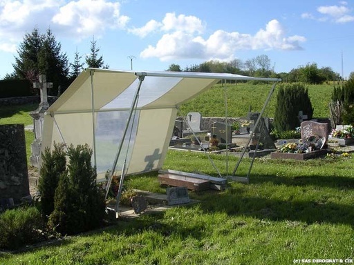 [ABRI530] ABRI EXPRESS 3MX3,20M AVEC 1 BANDE TRANSLUCIDE * Poids 32,4 kilos