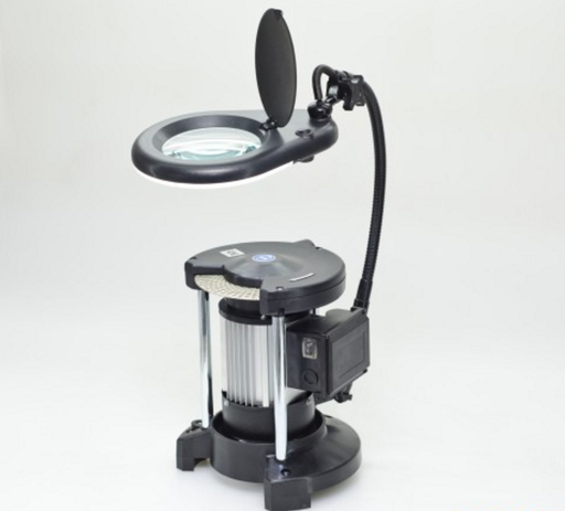 [AFFUT180] AFFUTEUSE A MEULE TRANSPARENTE AVEC LOUPE ET ECLAIRAGE