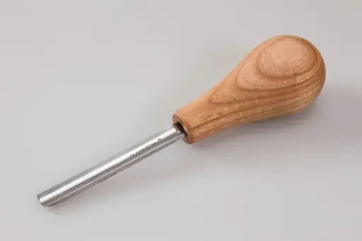 [P8/08] BOIS PAR BEAVERCRAFT / CISEAU A PAUME DROIT ARRONDI LARGEUR N°8