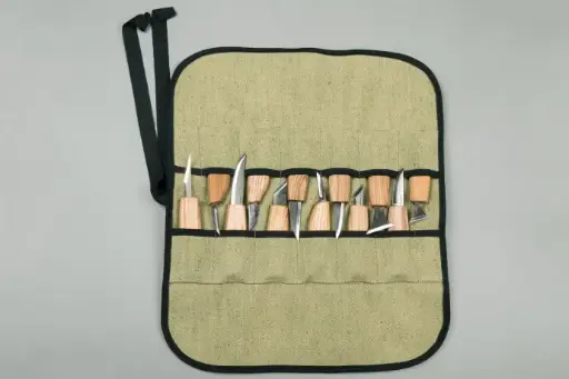 [TR12] BOIS PAR BEAVERCRAFT / TROUSSE SEULE POUR RANGEMENT 12 OUTILS