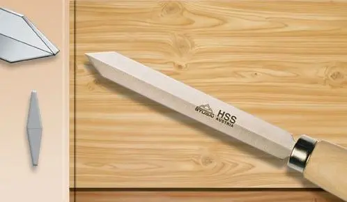 [705006] BOIS PAR STUBAI / BEDANE / TRANCHOIR * 15 x 6 mm