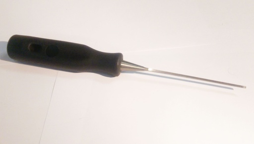 [354302] BOIS PAR STUBAI / CISEAU A BOIS MANCHE PLASTIQUE NOIR * 2 mm