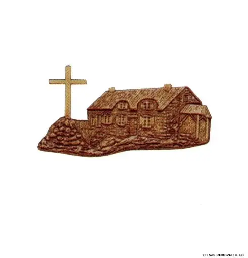 [BEFD13509] BRONZE / LA CHAUMIERE 150 x 90 mm