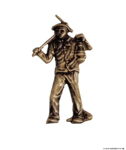 [BEFD18612] BRONZE / LE MINEUR PM DETOURE 120 x 60 mm