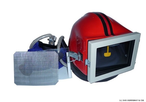 [CASQ079700] CASQUE SABLAGE BORNEO AVEC 5M TUYAU * F550 + S919