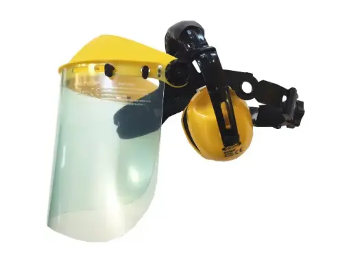 [S131] CASQUE SABLAGE / VISIERE DE PROTECTION S131 AVEC PROTECTION AUDITIVEE