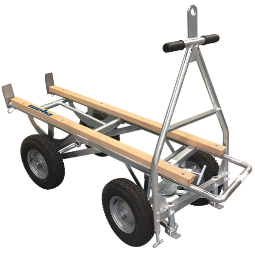 [CHAR185270] CHARIOT BASCULANT 4 ROUES AVEC FREIN CAPACITE 1T500