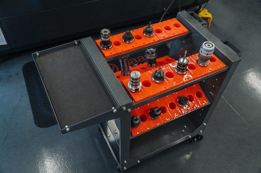 [CHAR32] CHARIOT DESSERTE OUTILS CONE ISO 40 * 32 EMPLACEMENTS