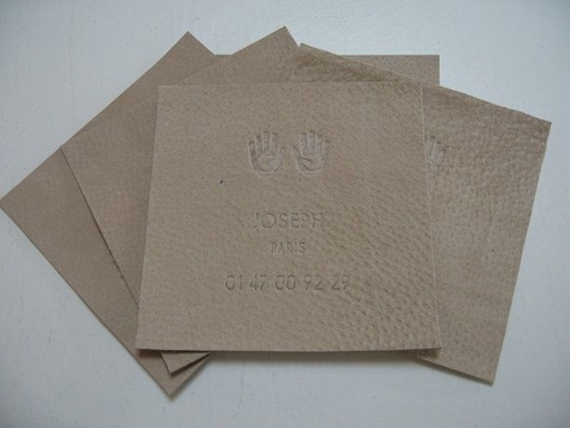 [CUIRADHE] CUIR ADHESIF ANTI-VIBRATION POUR CISEAUX * 12,5 X 12,5 cm