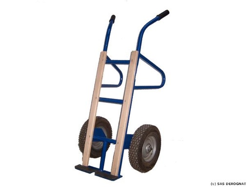 [DIAB185276] DIABLE MARBRIER GRANDES ROUES D400 GONFLABLES * CAPACITE 750 KILOS * 145364