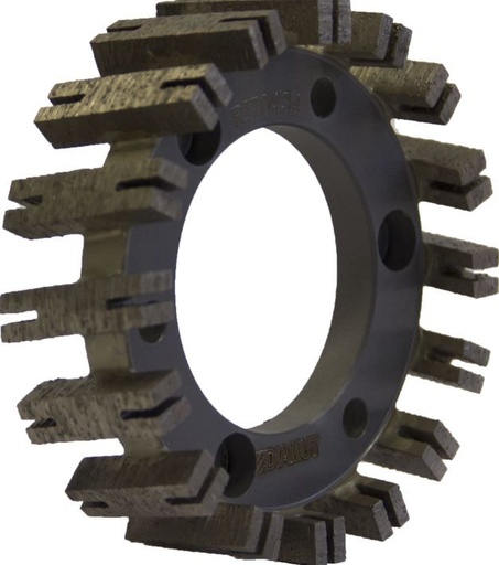 [DRI70434] DIAMUT / MEULE EBAUCHE VIPER GRANIT / SYNTHETIQUE 16 SGTS D90 mm X 30 mm D427 ALESAGE 50 + 6 TROUS