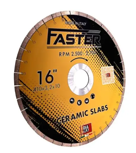 [48597] DIATEX / DISQUE DIAMANT SPECIAL DEKTON CERAMIQUE D410 FASTER SILENCIEUX RENFORCE