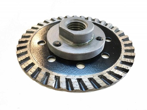 [TURBO80M14] DISQUE DIAMANT TURBO D80mm FLASQUE ACIER 14/200 