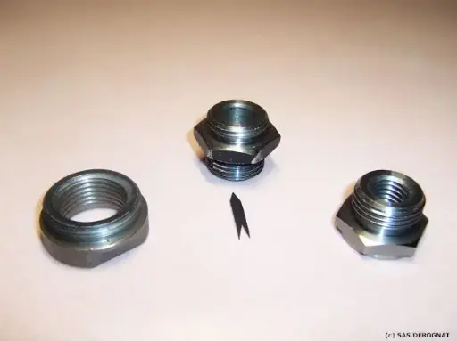 [FAUX134500] FAUX NEZ JOINT SOUPLE COTE MEULE FILETAGE 24/200