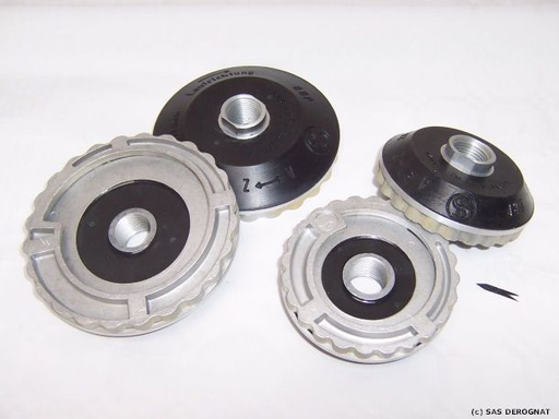 [PLAT242905] MEULE FIXO / PLATEAU AA ALUMINIUM AVEC FLECTOR D100 * 24/200