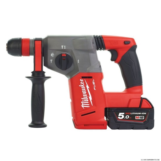 [M18CHX502C] MILWAUKEE * PERFORATEUR FHX-552X SDS-PLUS 2.5J FUEL Brushless 18v avec 2 batteries 5,5AH