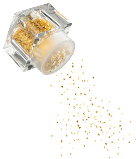 [SAUP200] OR ALIMENTAIRE / SAUPOUDREUSE DE FLOCONS D'OR 22 CTS * 200 mg