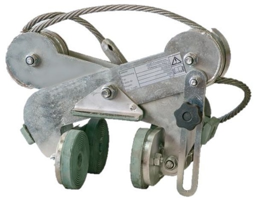 [PINC247956] PINCE DE LEVAGE A CABLE 500 KG * 4 TAMPONS