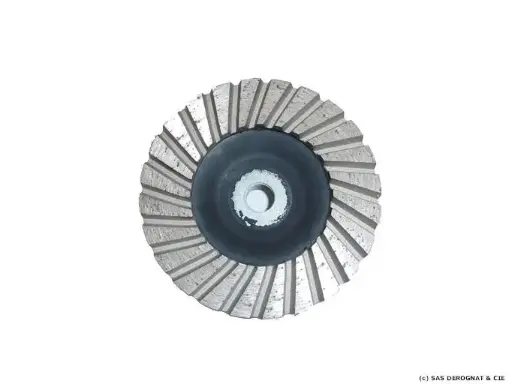 [PLATCHOC100] PLATEAU DIAMANT "CHOC ABSORBER" COURONNE D100 mm 14/200 GR 0