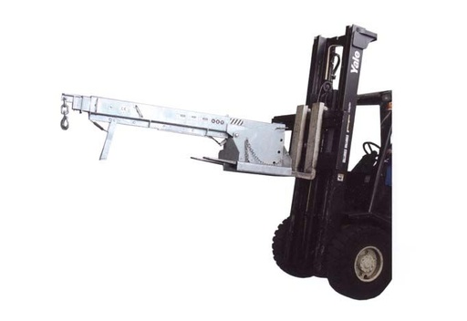 [GRUCHA2499] POTENCE AMOVIBLE FORCE 2500 KILOS POUR CHARIOT ELEVATEUR * LONGUEUR 3,45 M
