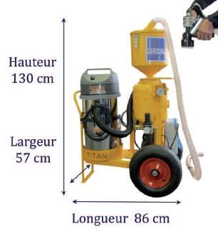 [TITAN] SABLEUSE TITAN A RECYCLAGE "GULLIVER" AUTOMATIQUE