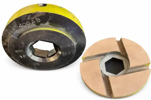 [DESTOCK076] DESTOCKAGE / PLATEAU RESINE DIAMANT D125 GRAIN 400